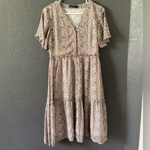 Mikarose Floral Midi Dress - S